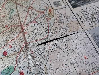 Amazon.co.jp: 古地図昭和4年「東京鳥瞰絵図」（大東京鳥瞰繪圖